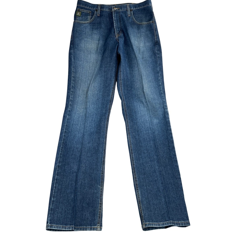 Cinch Green Label Relaxed Straight Jeans 36x40 Blue Men Western Cowboy Denim